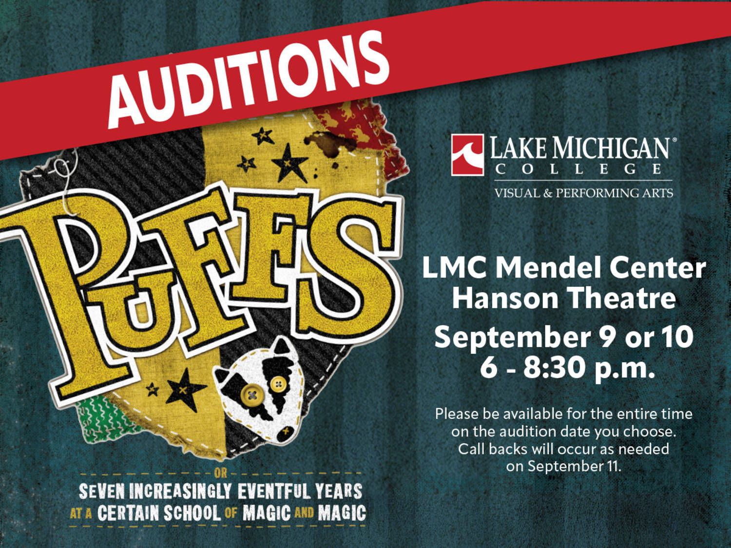 LMC Visual & Performing Arts Department holding auditions for Fall play