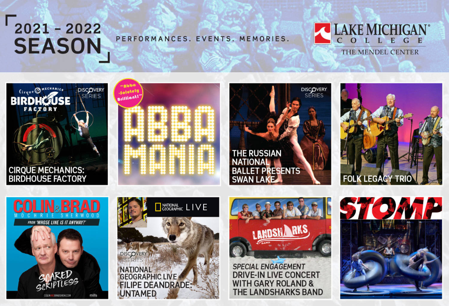 Tickets for Mendel Center 2021-22 season events on sale June 23