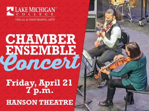 Lake Michigan College Chamber Ensemble Concert planned for April 21