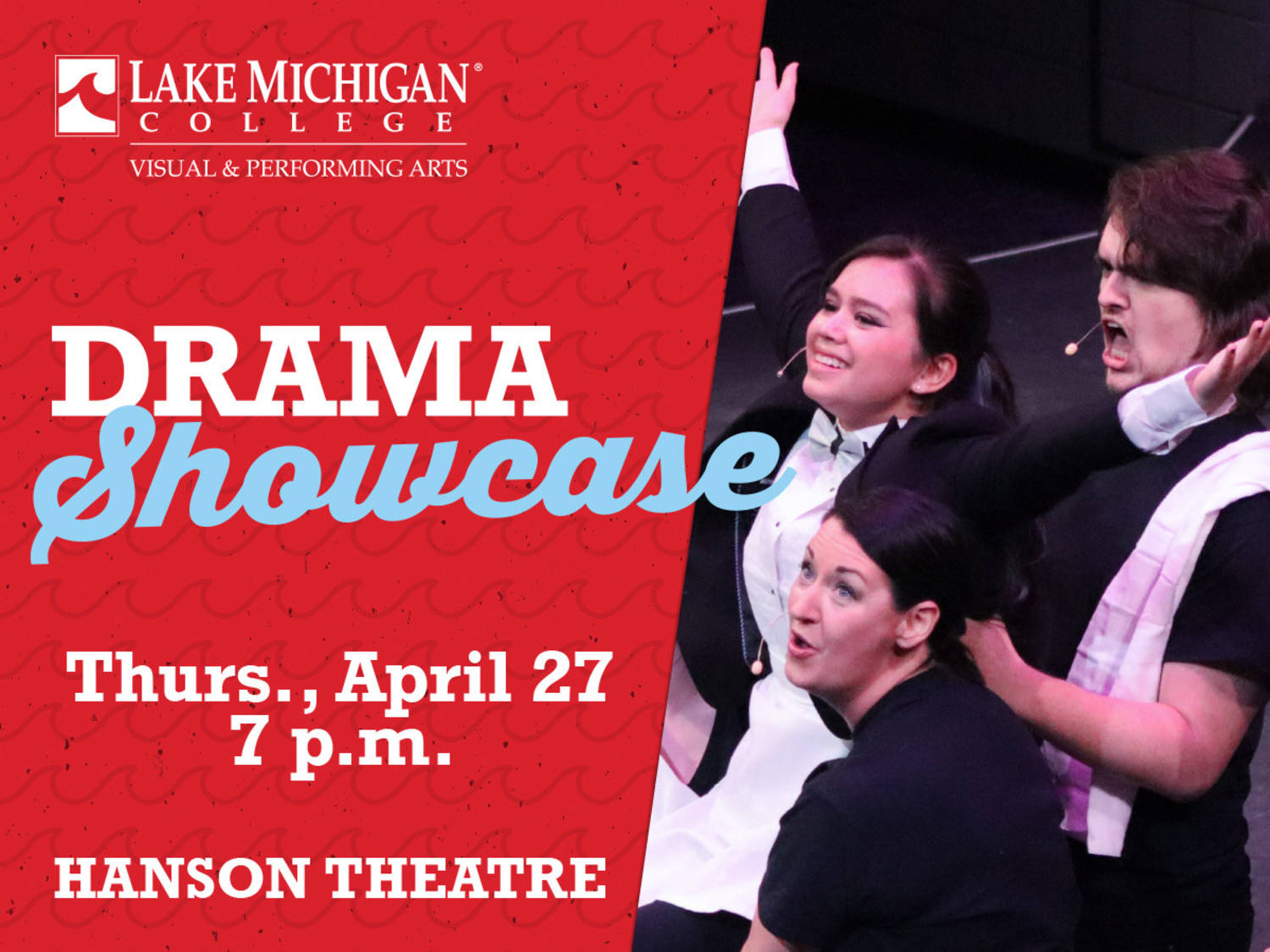 Lake Michigan College Visual & Performing Arts Department’s Spring Drama Showcase slated for April 27