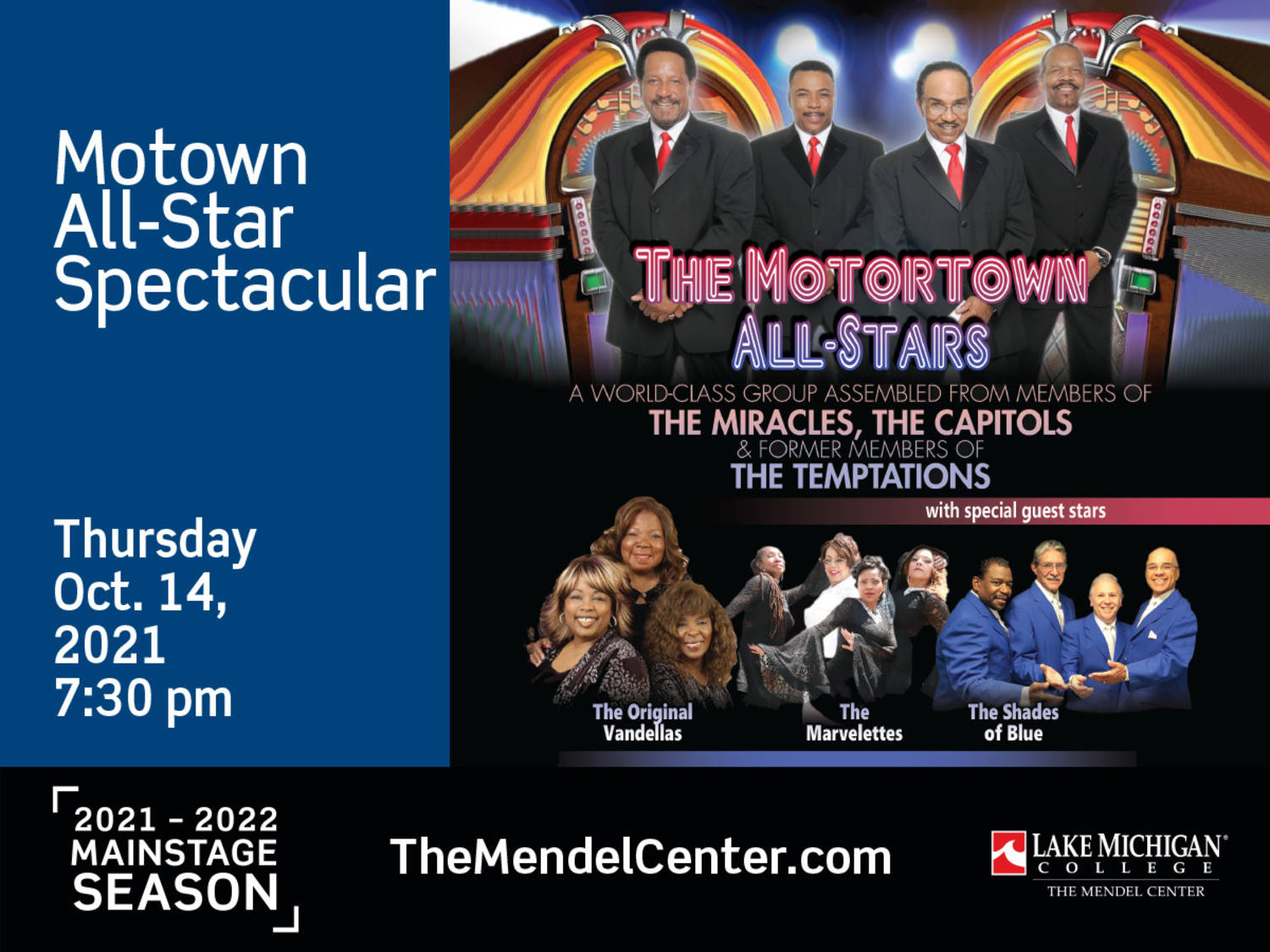 Motown Music returns to The Mendel Center on Oct. 14