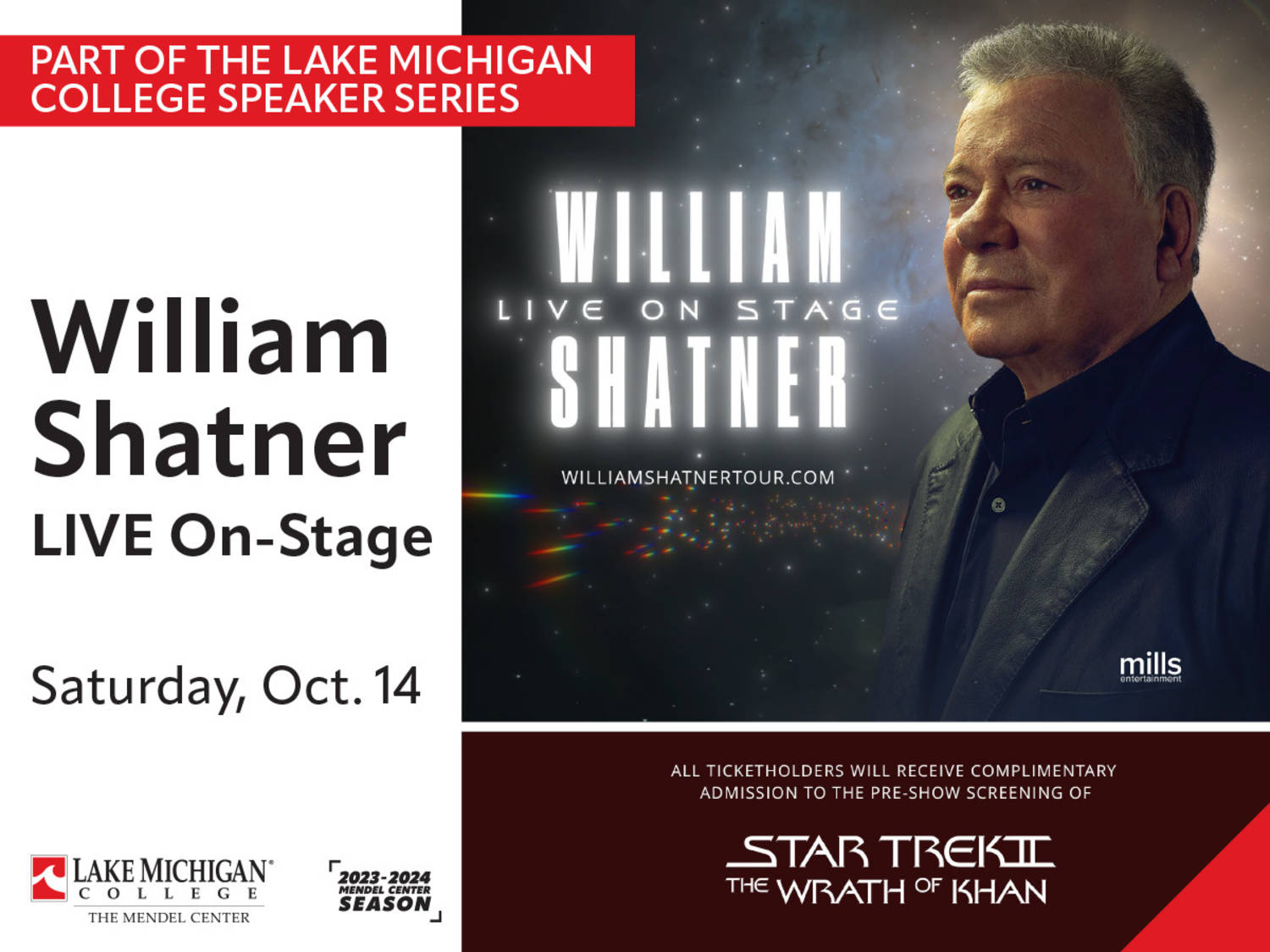 William Shatner LIVE On-Stage