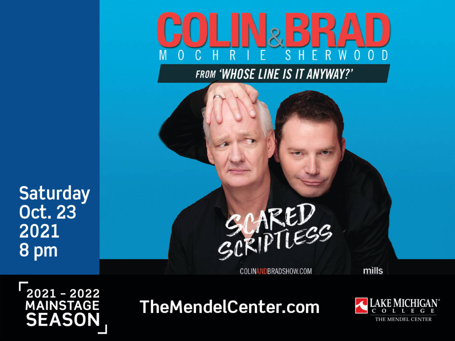 Colin Mochrie and Brad Sherwood Oct. 23