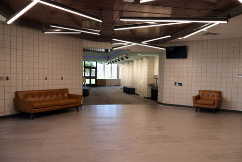 Renovated Hanson Theatre Lobby