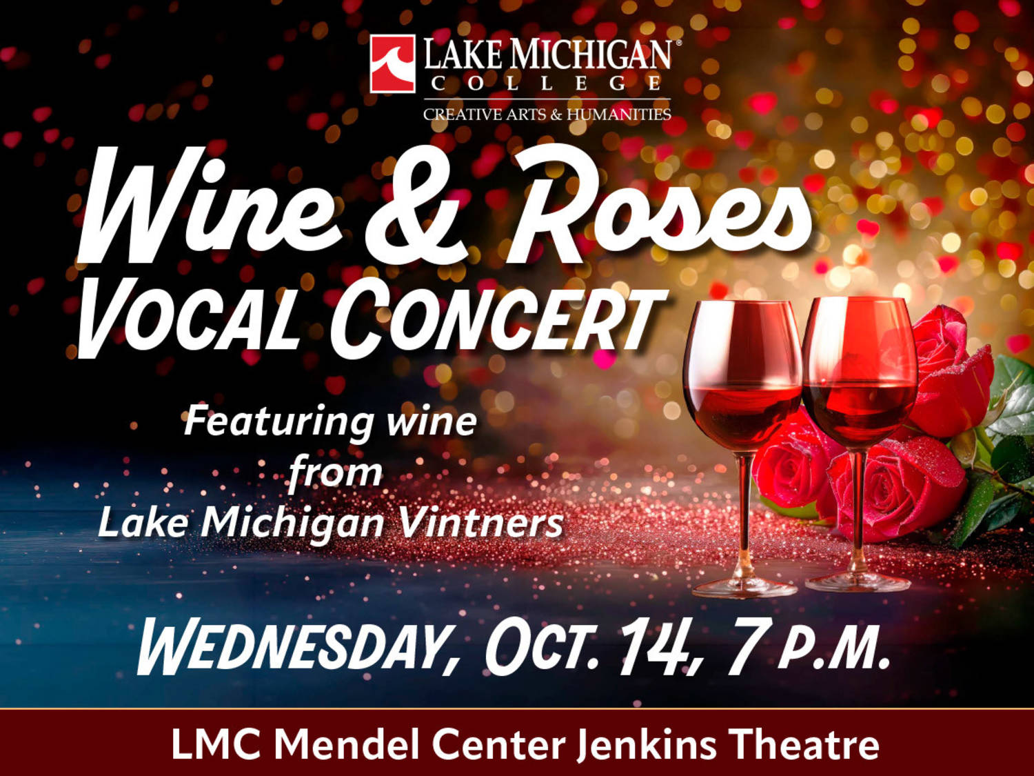 Wine & Roses Vocal Concert to feature LMC choral groups Oct. 14