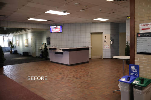 Hanson Theatre Lobby Before Renovation