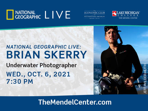 National Geographic Live and The Mendel Center announce National Geographic Explorer Brian Skerry in Benton Harbor