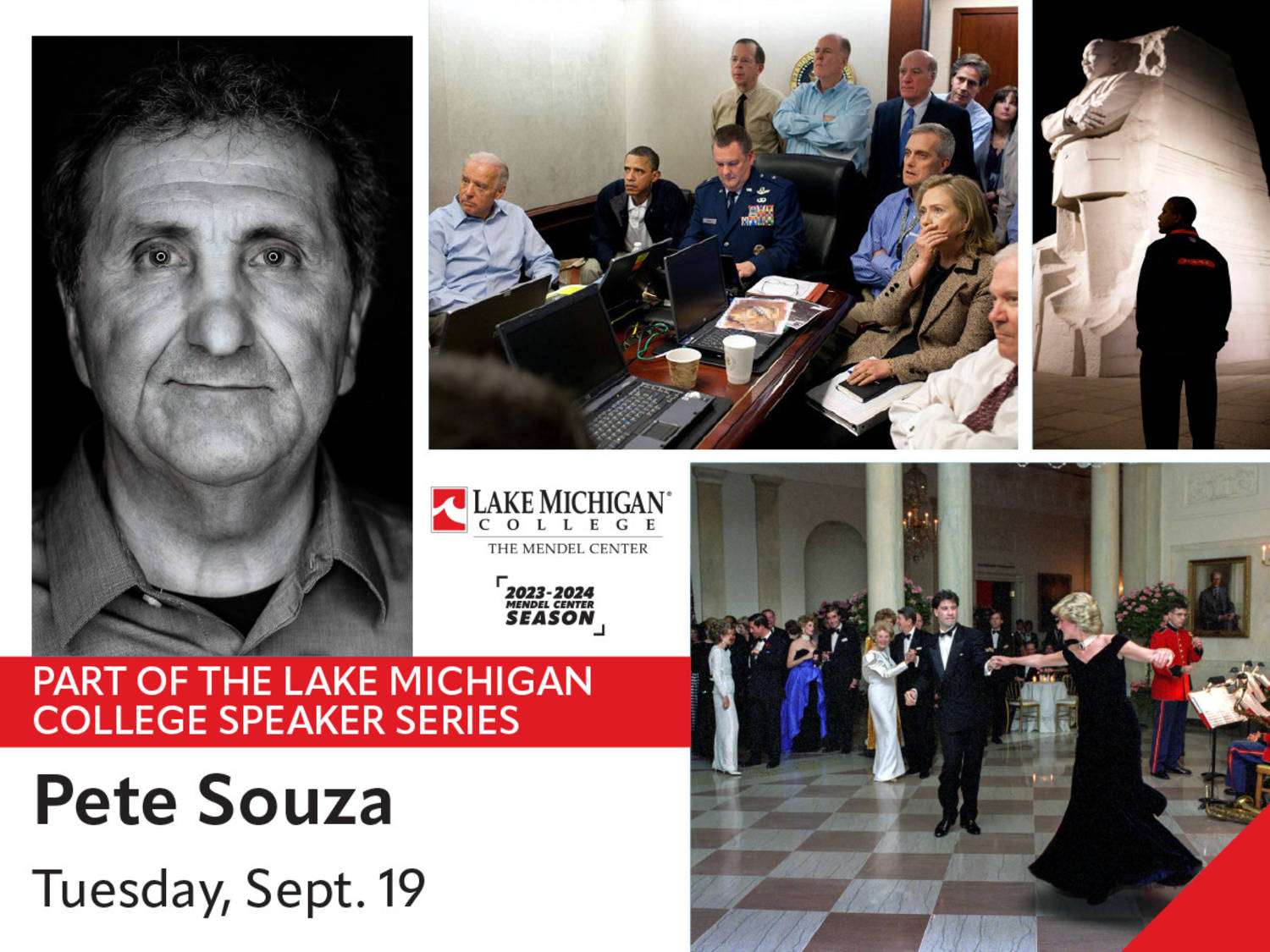 Former Chief White House Photographer to open Lake Michigan College Speaker Series Sept. 19
