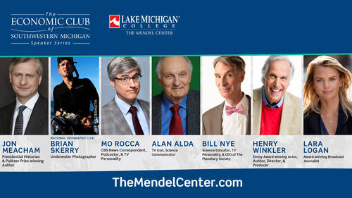 The Economic Club of Southwestern Michigan Speaker Series announces the 2021-2022 speaker lineup 