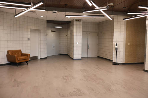 Renovated Hanson Theatre Lobby